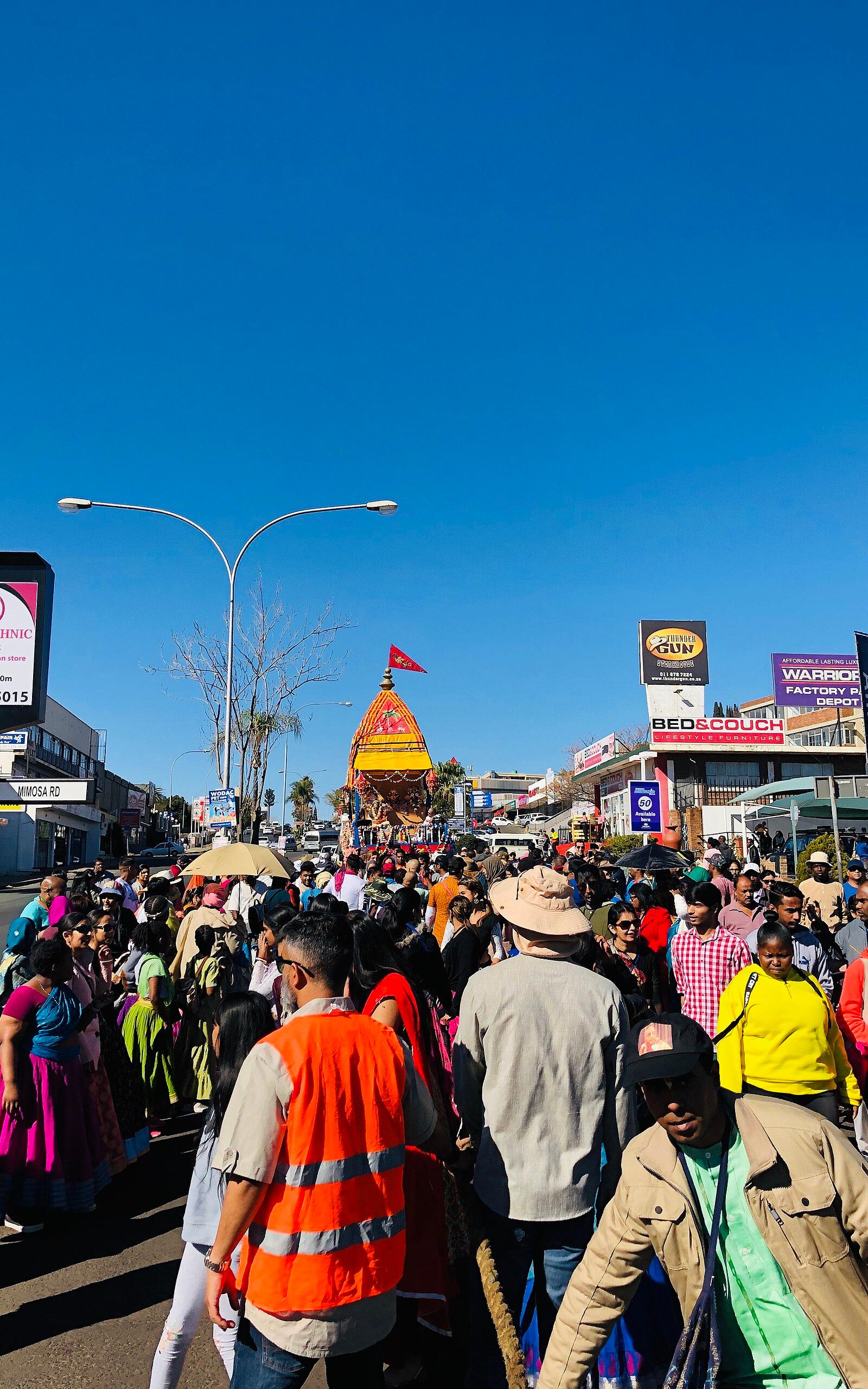 ISKCON Ratha Jatra, Johannesburg, South Africa